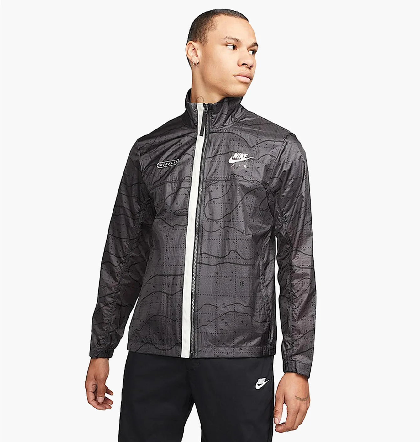 Nike Woven Unlined Jacket Men Windbreaker Grey