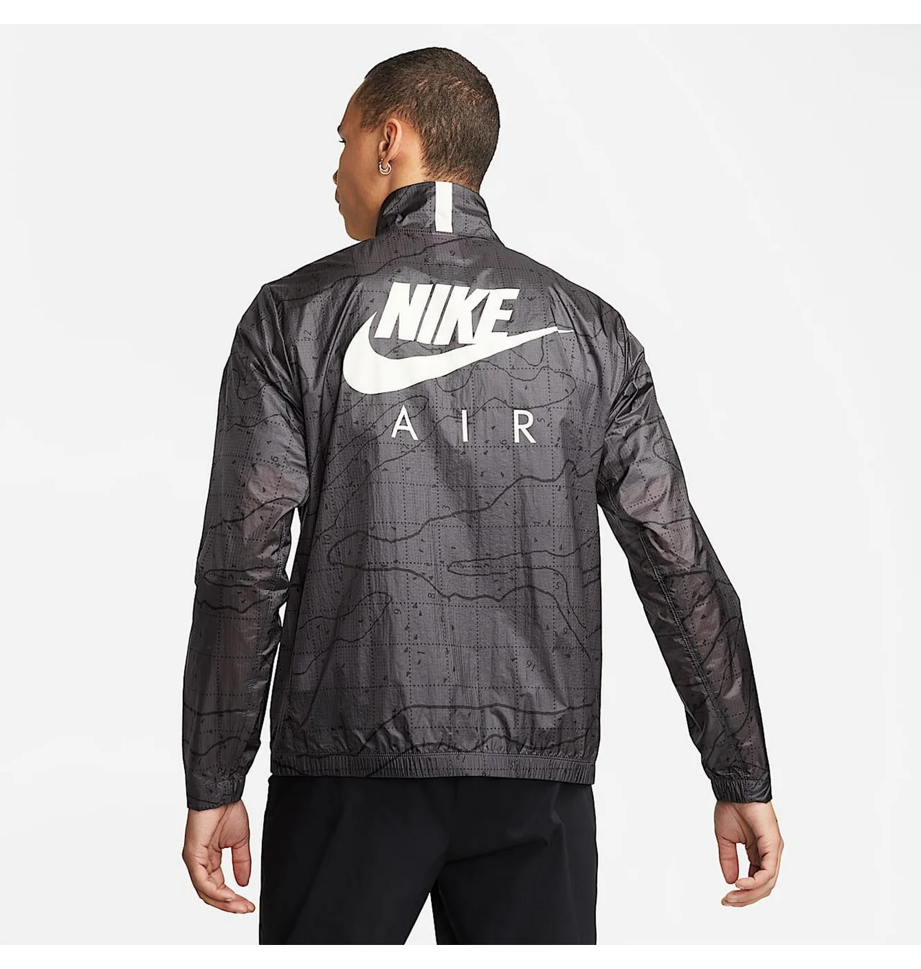 Nike Woven Unlined Jacket Men Windbreaker Grey