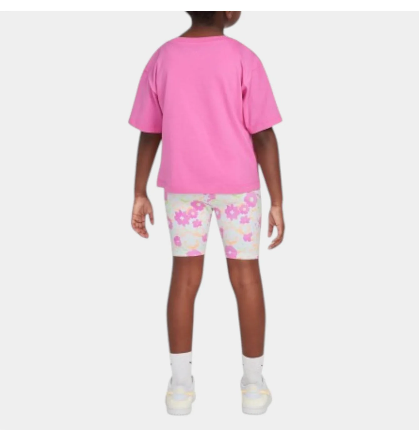 Спортивний костюм дитячий Nike Flow-Ral Aop Bike Short Se Pink/White 36M848-P23