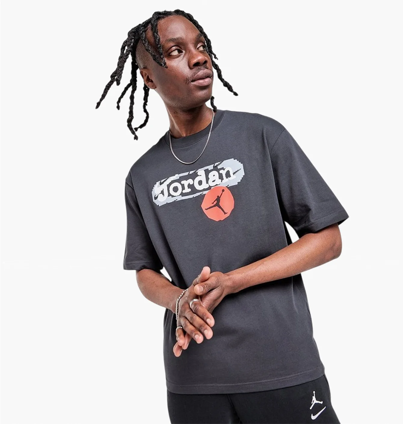 Футболка чоловіча Air Jordan Graphic Tee Grey IQ0816-045