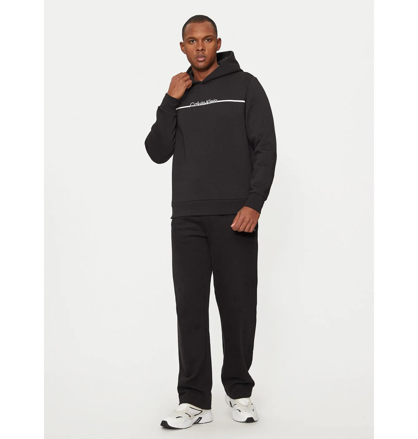 SPLIT LINE LOGO HOODIE