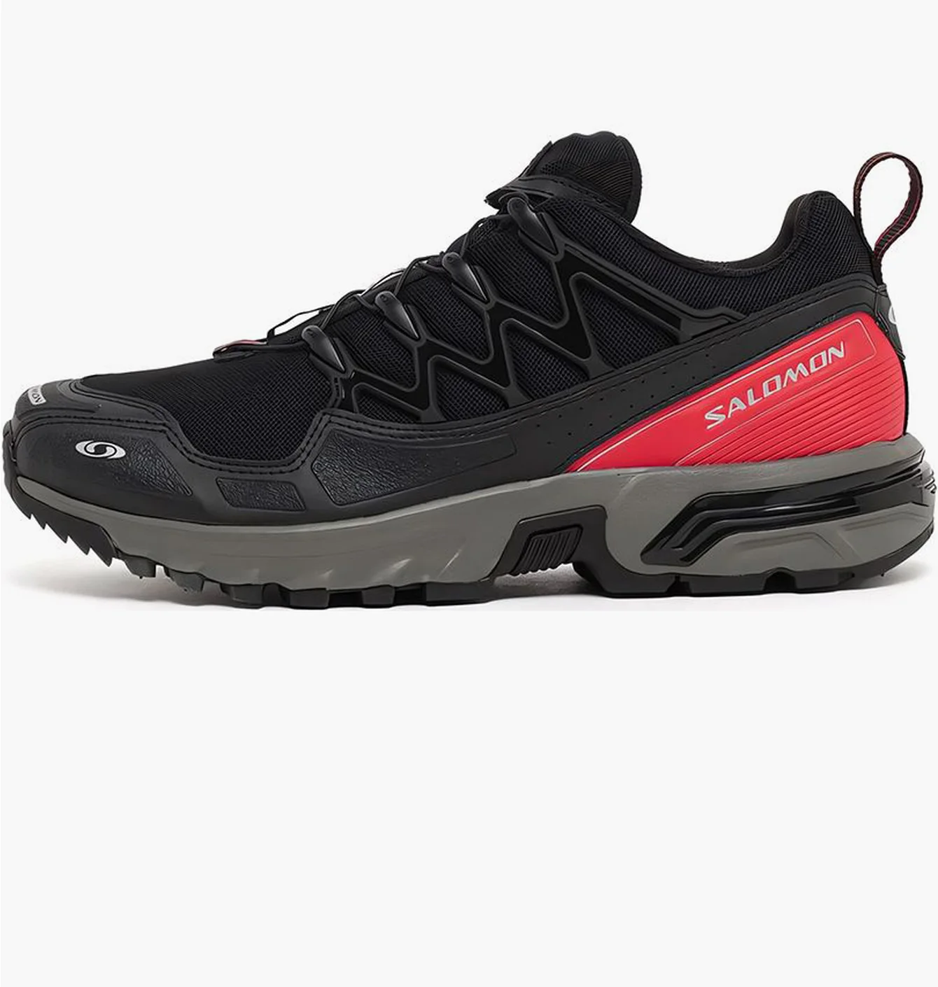 Salomon ACS + Black/Aurora Red/White