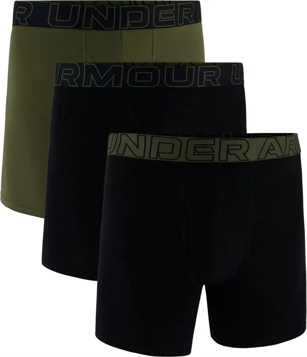 Труси-боксерки чоловічі Under Armour Performance Cotton - Solid 6 3Pk (1383889-005)