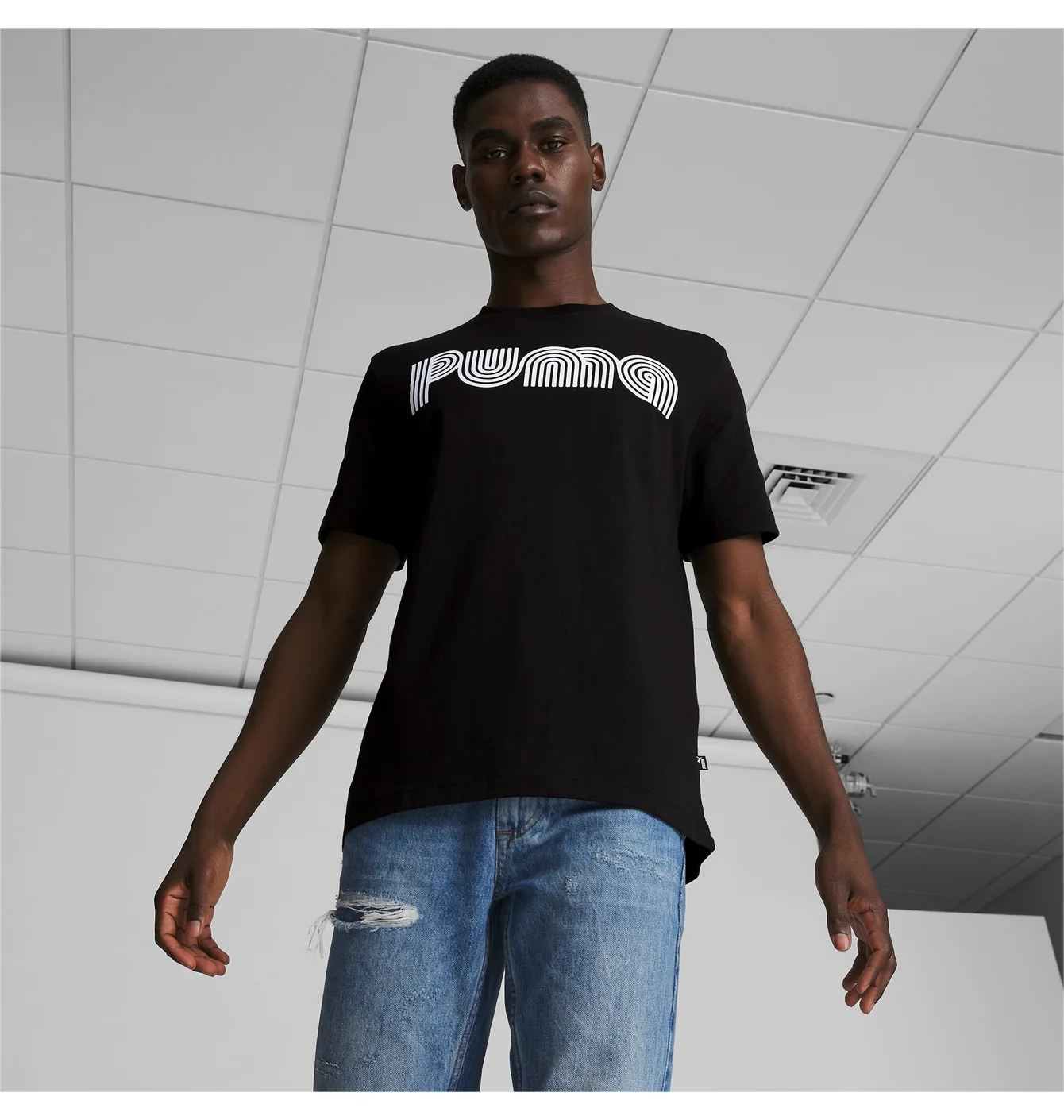Футболка чоловіча Puma Graphic Tee Black 678786-01