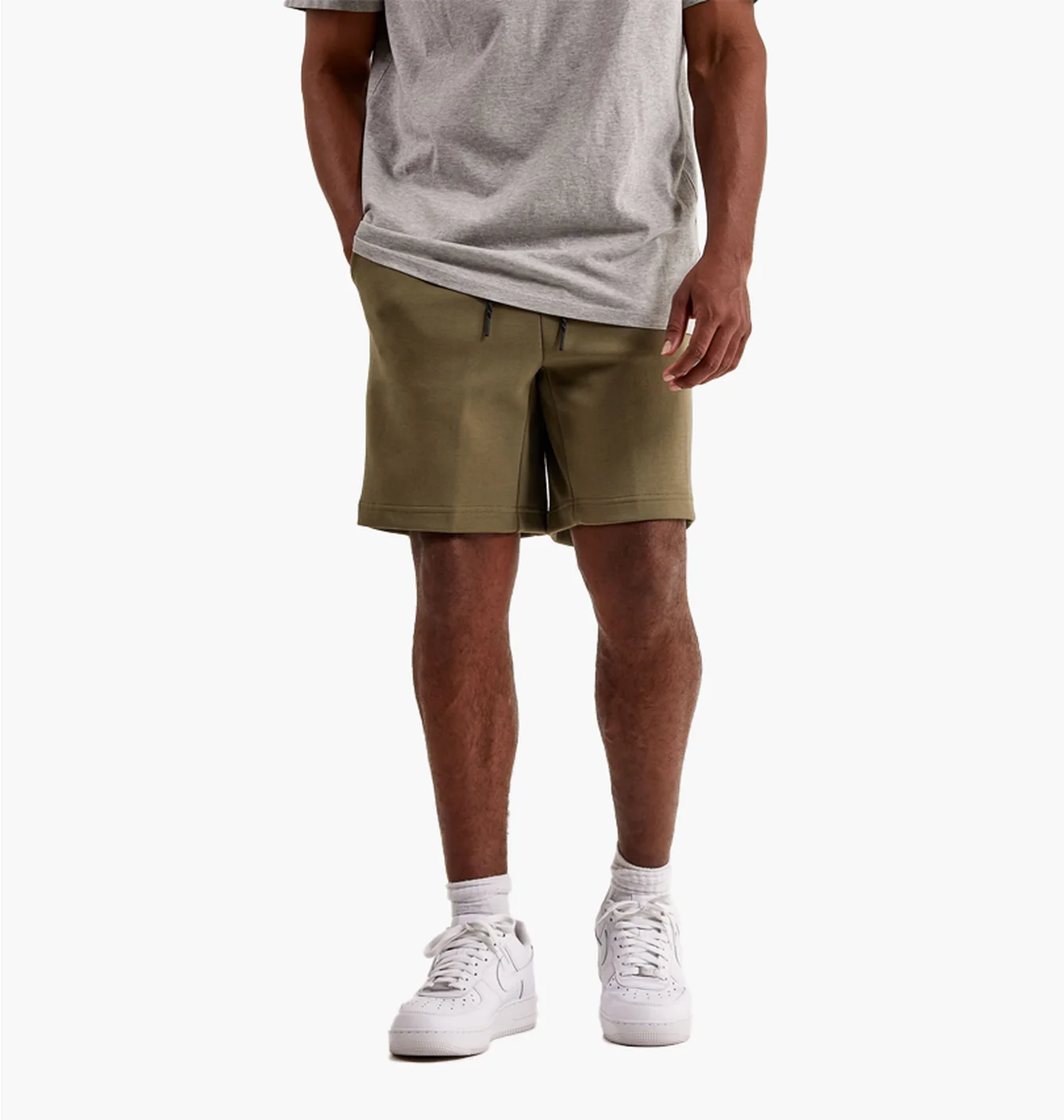 Шорти чоловічі Nike Tech Fleece Shorts Olive CU4503-222