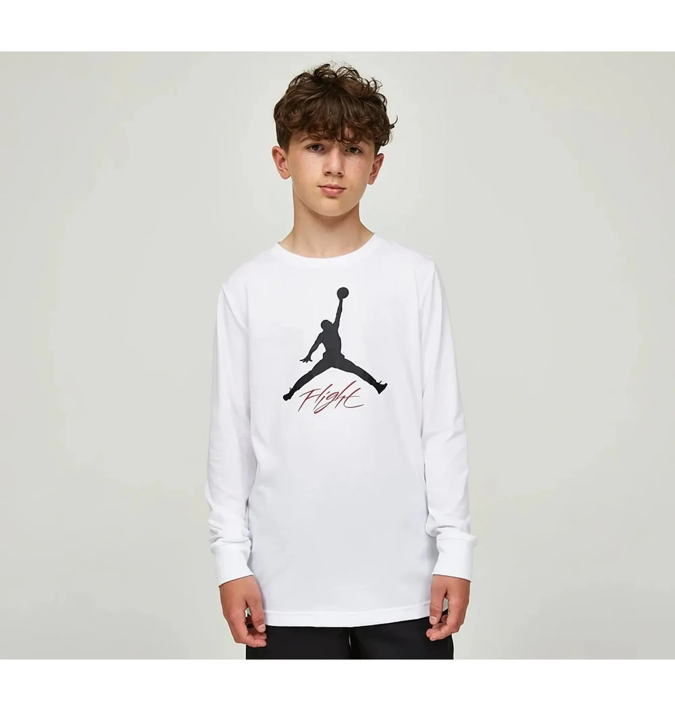 Лонгслів дитячий Air Jordan Baseline Flight White 85C892-001