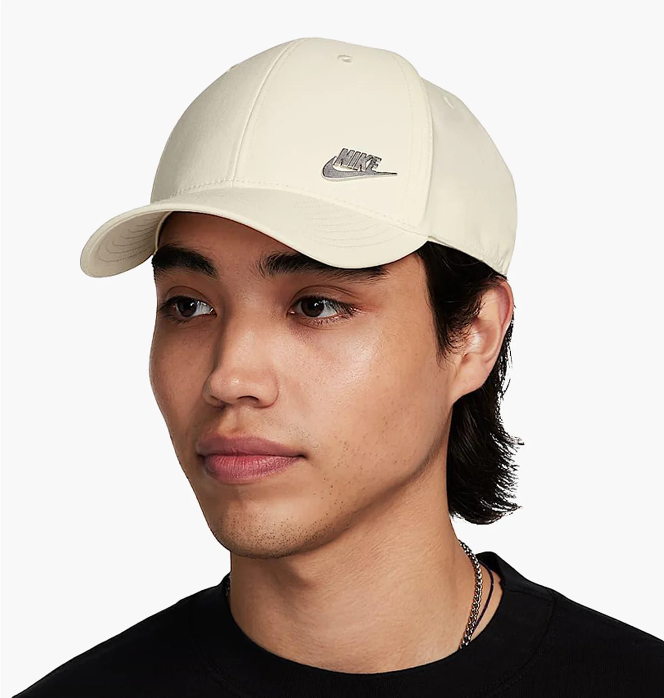 Кепка унісекс Nike Dri-Fit Club Metal Logo White FB5371-113
