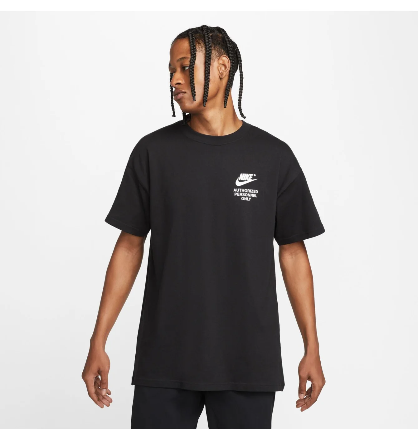 Футболка чоловіча Nike M Nsw Authrzd Personnel Tee Black Dm6427-010