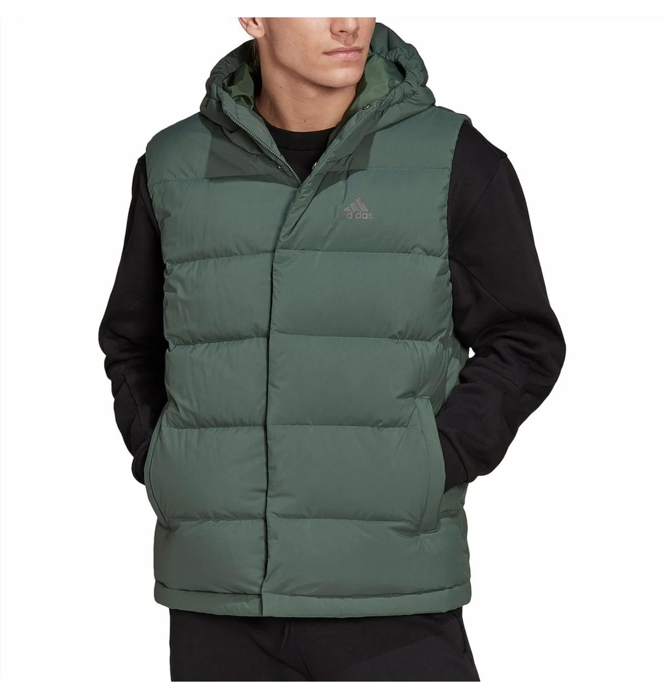 Жилетка Adidas Essentials Down Vest (хакі)