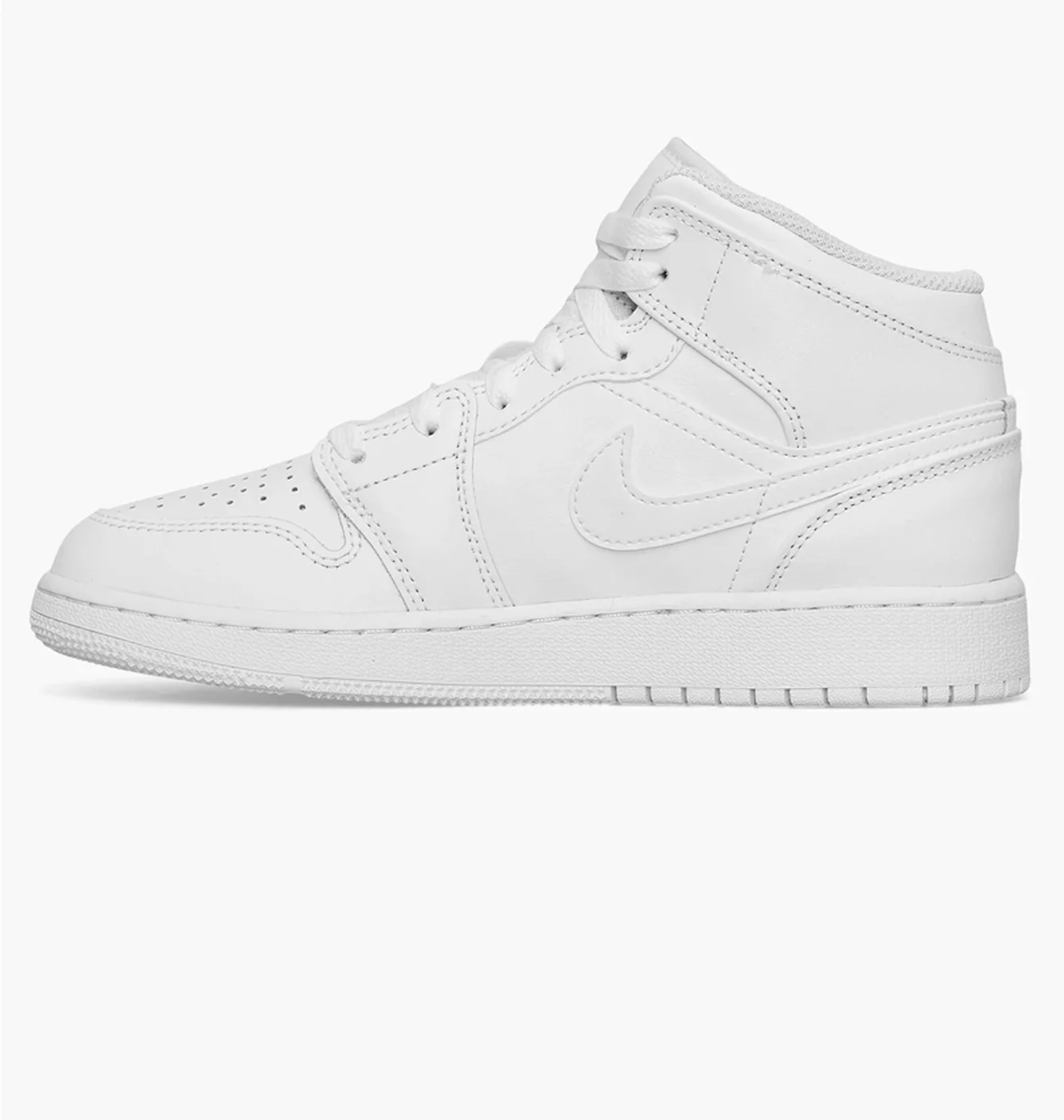 Кросівки дитячі Nike Air Jordan 1 Mid (Gs) Sneakers White 554725-136