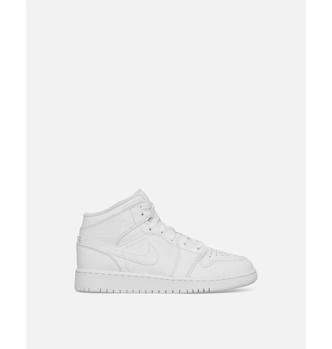 Кросівки дитячі Nike Air Jordan 1 Mid (Gs) Sneakers White 554725-136