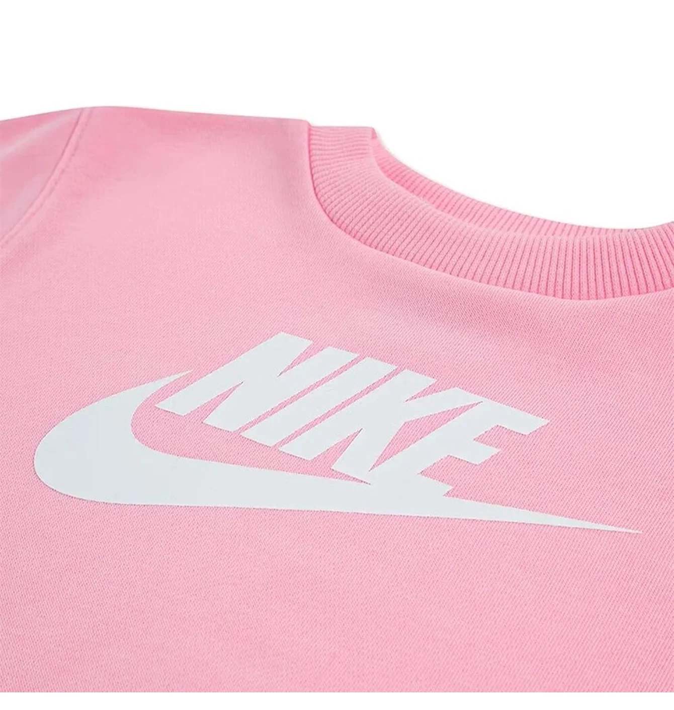 Світшот дитячий Nike French Terry Crew Pink 36L597-A0W