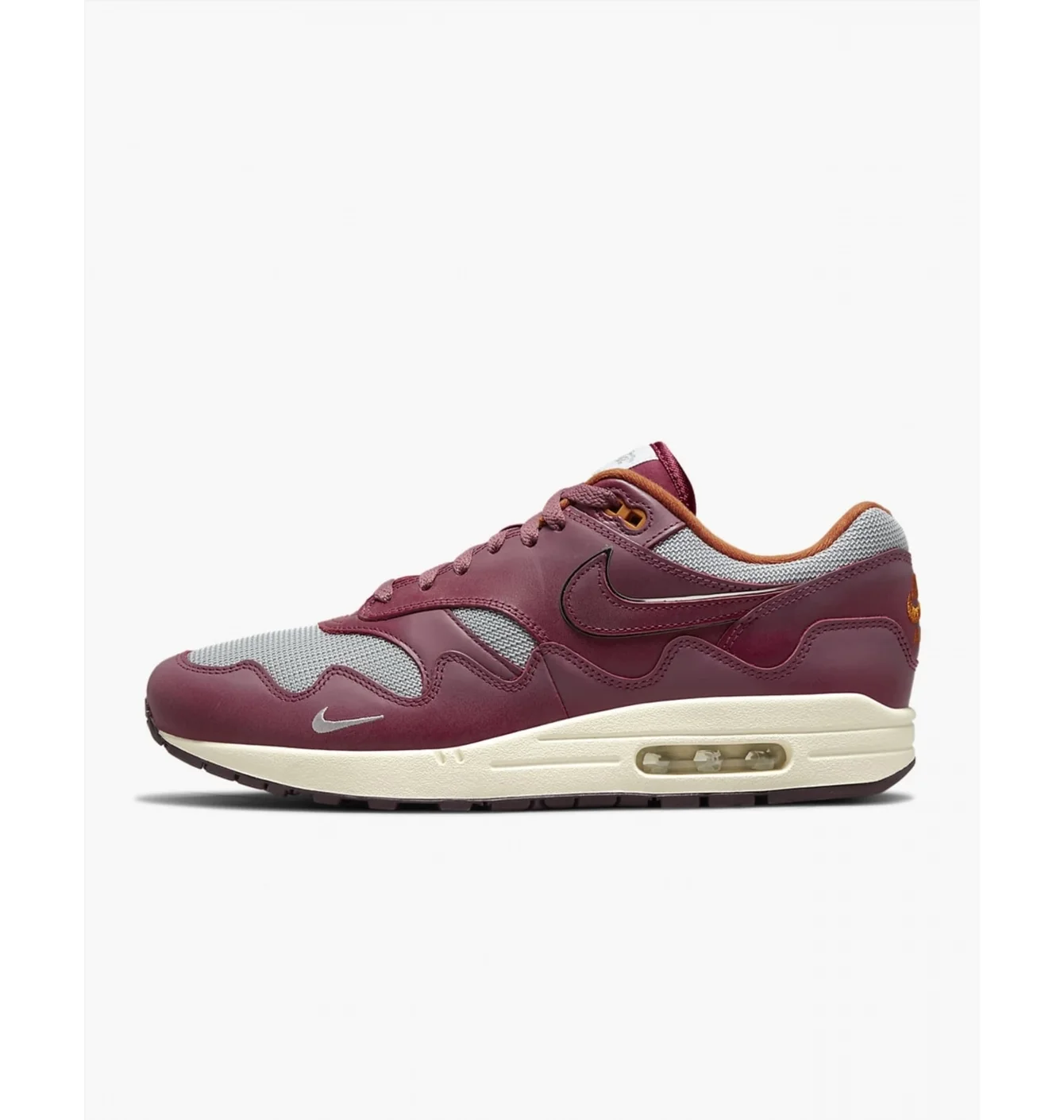 Кросівки Nike Air Max 1 x Patta Night Maroon