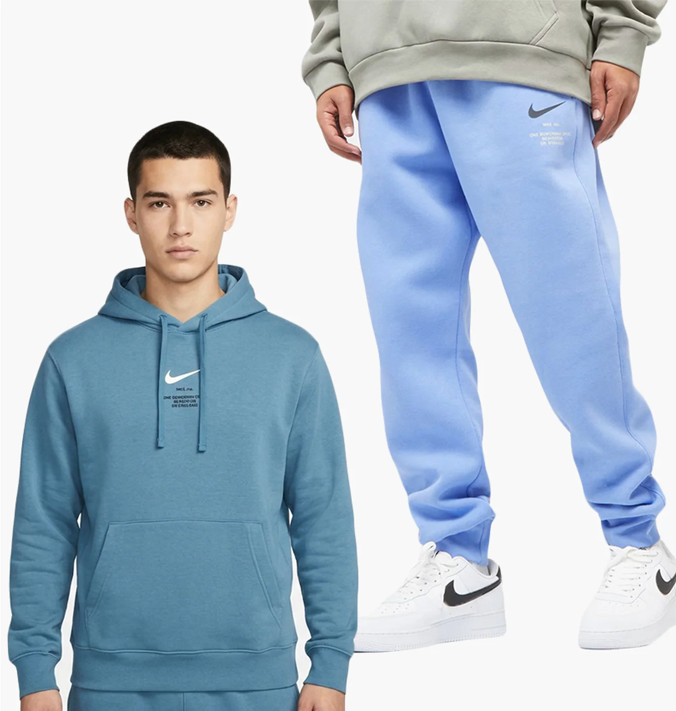 Спортивний костюм чоловічий Nike Sportswear Athletic Hoodie & Club Jogger Set Blue IB6480-006__IB6481-006