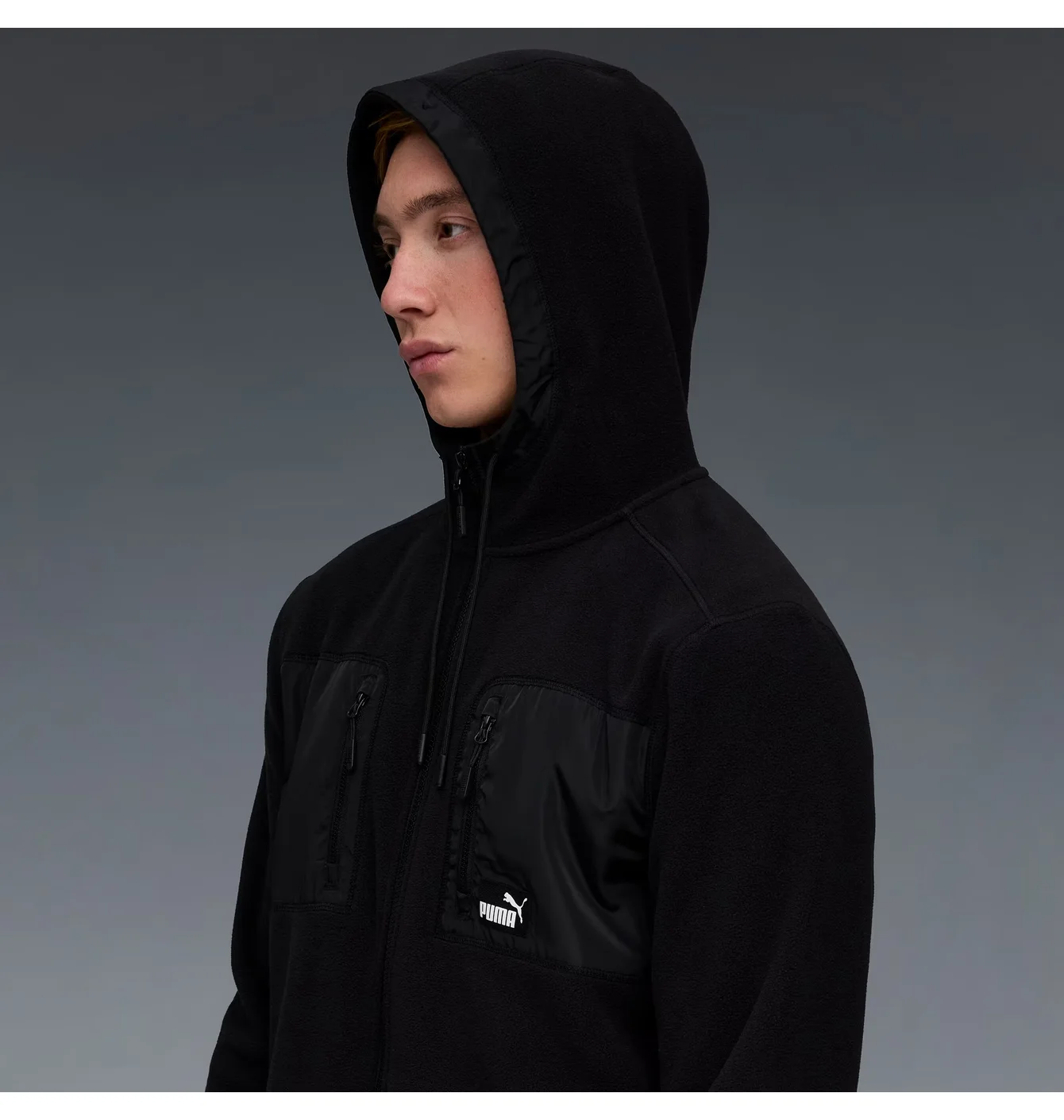 Толстовка чоловіча Puma Polar Fleece Black 943330-01