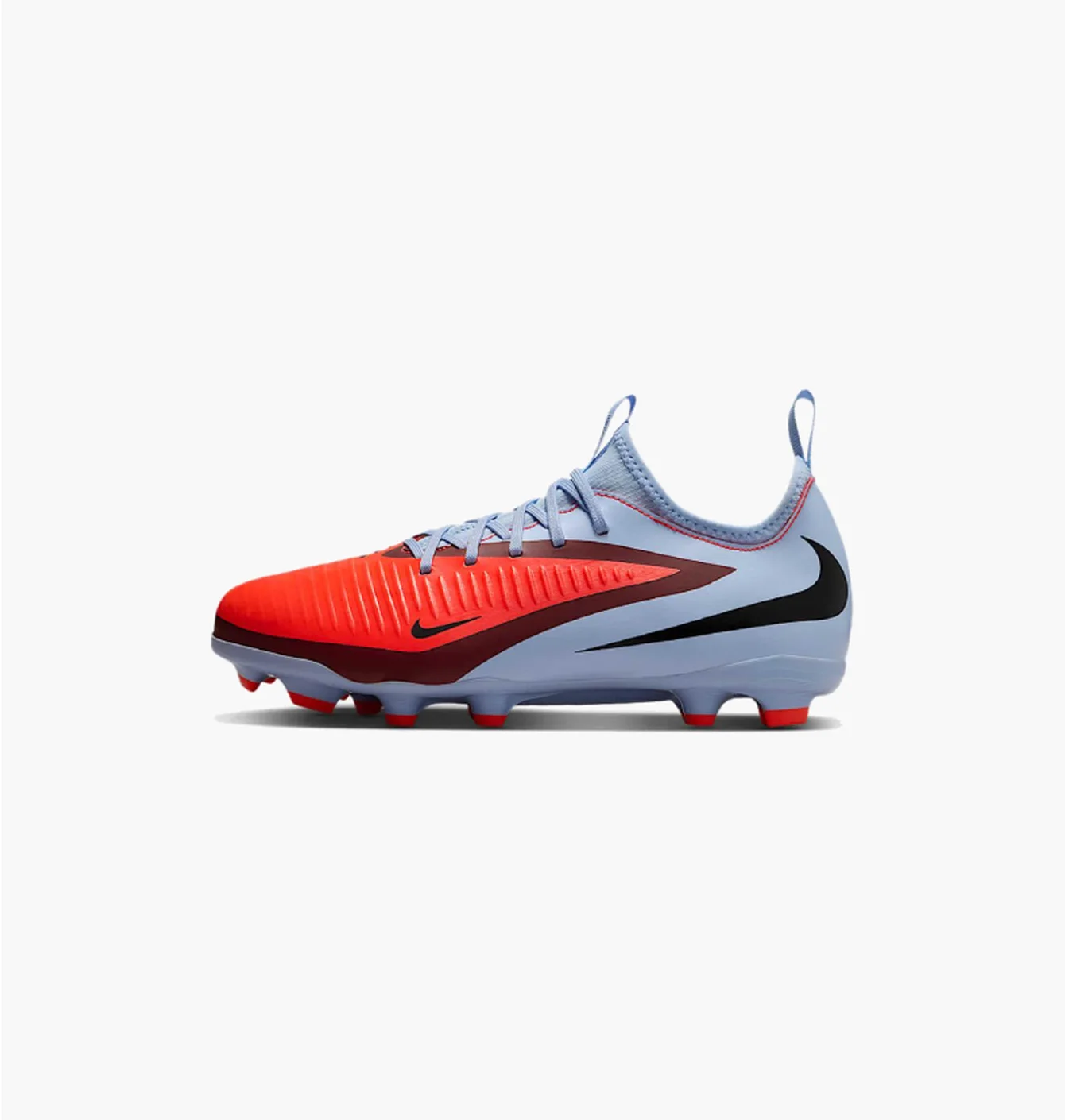 Бутси дитячі Nike Phantom 6 Low Acad Fg/Mg Light Blue/Red HM9203-400