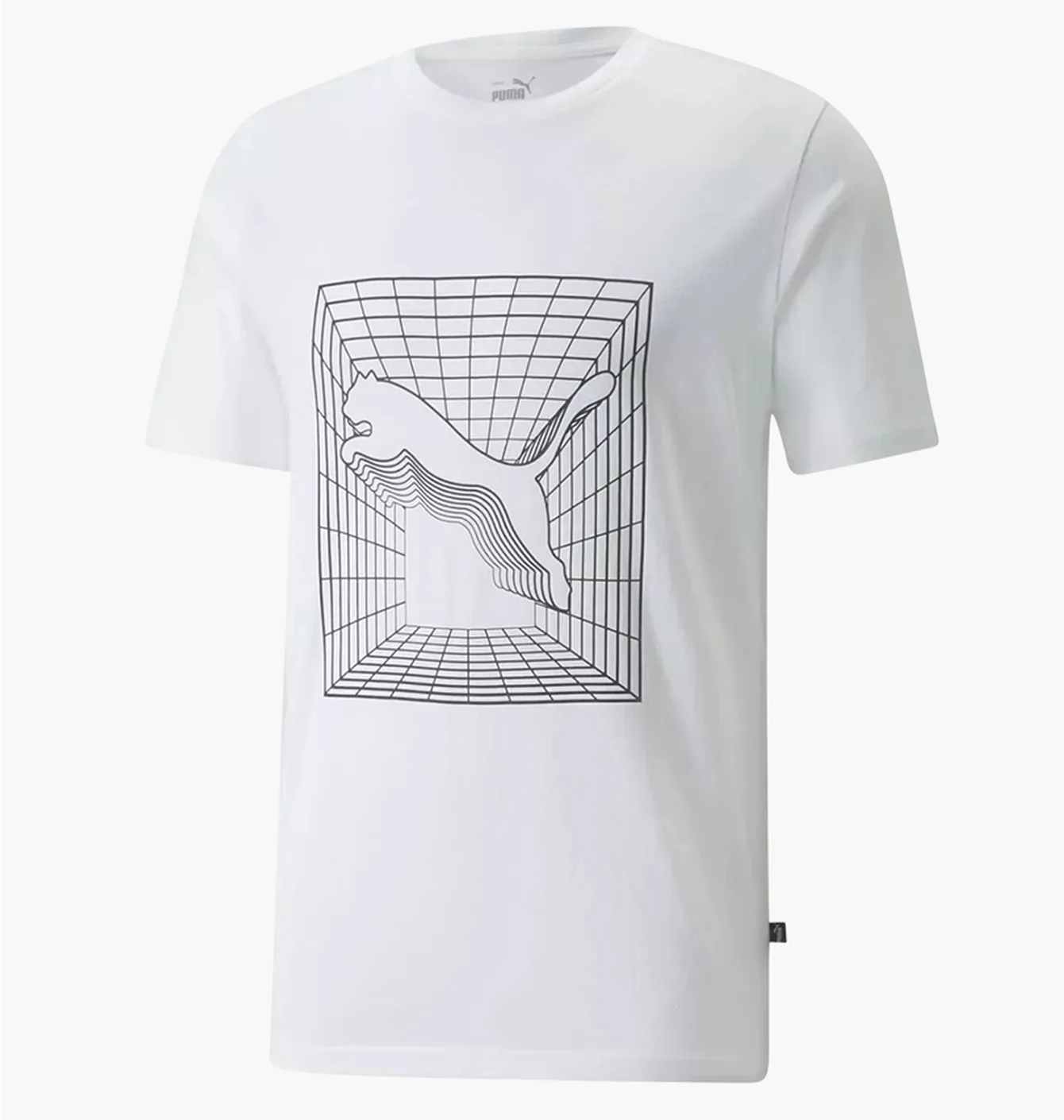 Футболка чоловіча Puma Cat Graphic White 670494-02