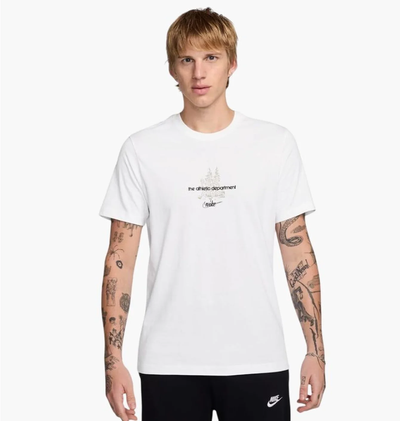 Футболка чоловіча Nike Sportswear Club White HV0125-100
