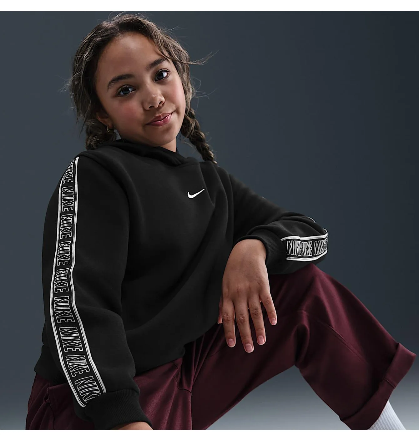 Худі дитяче Nike Sportswear Club Fleece Black HQ9321-010