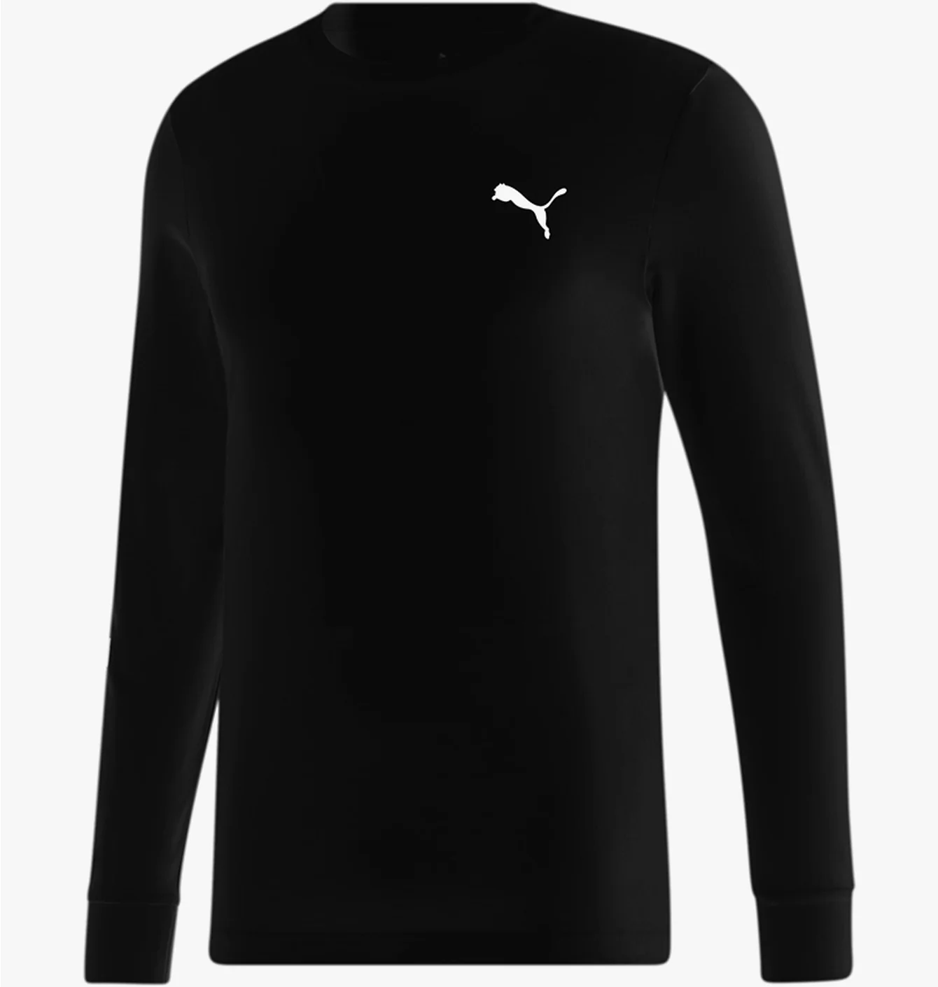 Puma Men's Long Sleeve Logo Tee