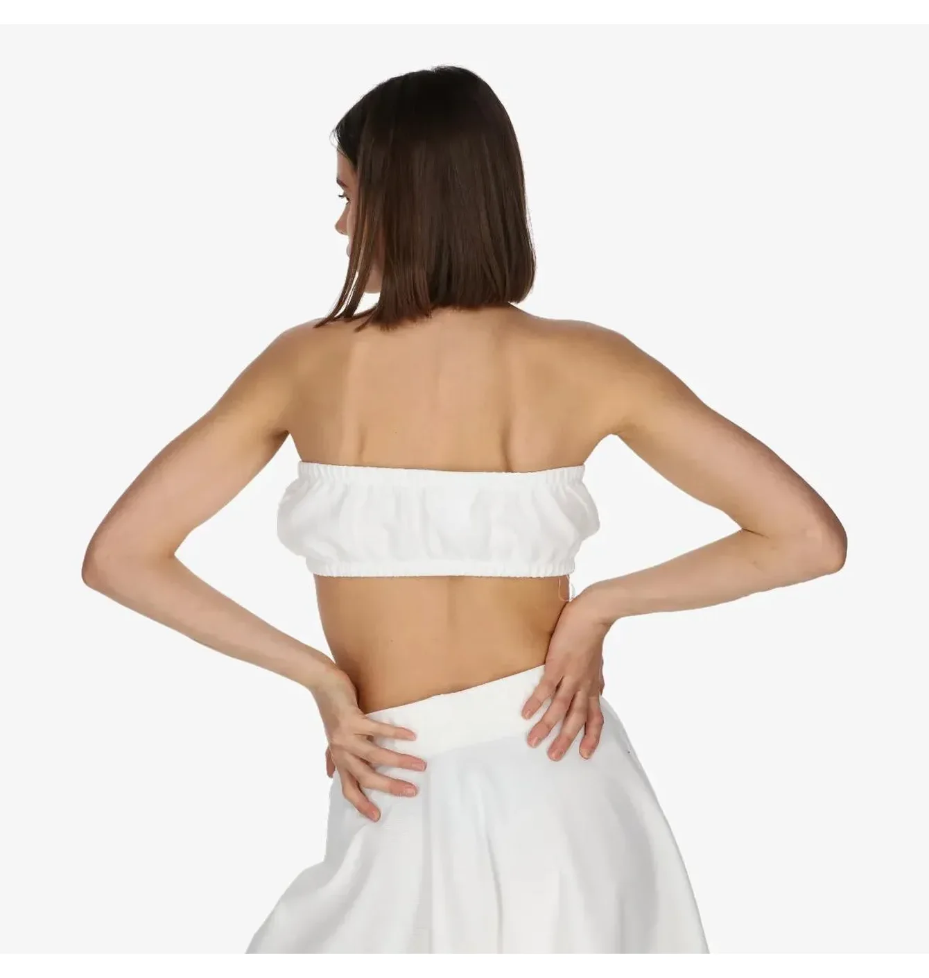 NIKE AIR PIQUE BANDEAU TOP