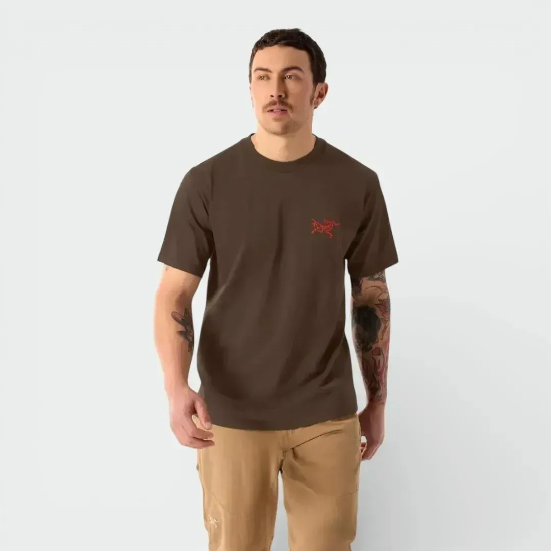 Футболка чоловіча Arcteryx Kragg Sl Cotton Short Sleeve Carob (X00000953606)