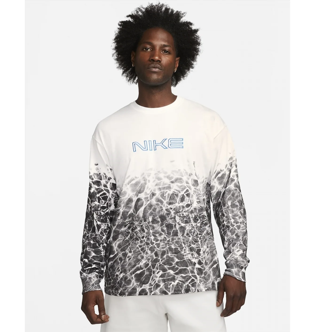 Nike NRG Kukini Long Sleeves T-Shirt 'White Black'