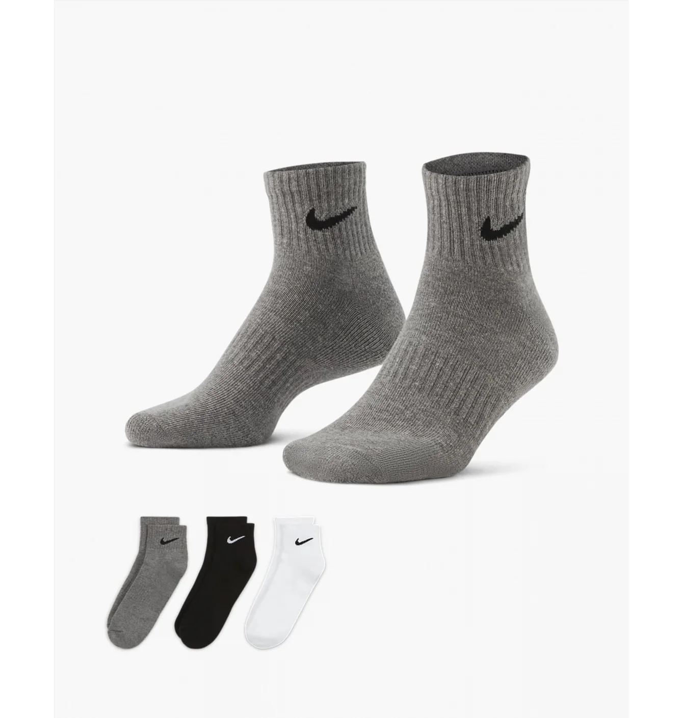 Шкарпетки унісекс Nike Everyday Cushioned Multi (3 пари, утеплені) SX7667-964