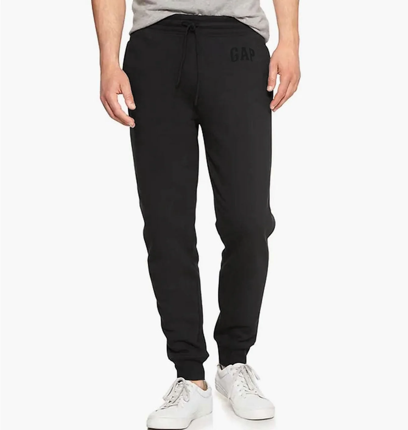 Штани чоловічі Gap Logo Fleece Pants Black Moonless Night 221236101