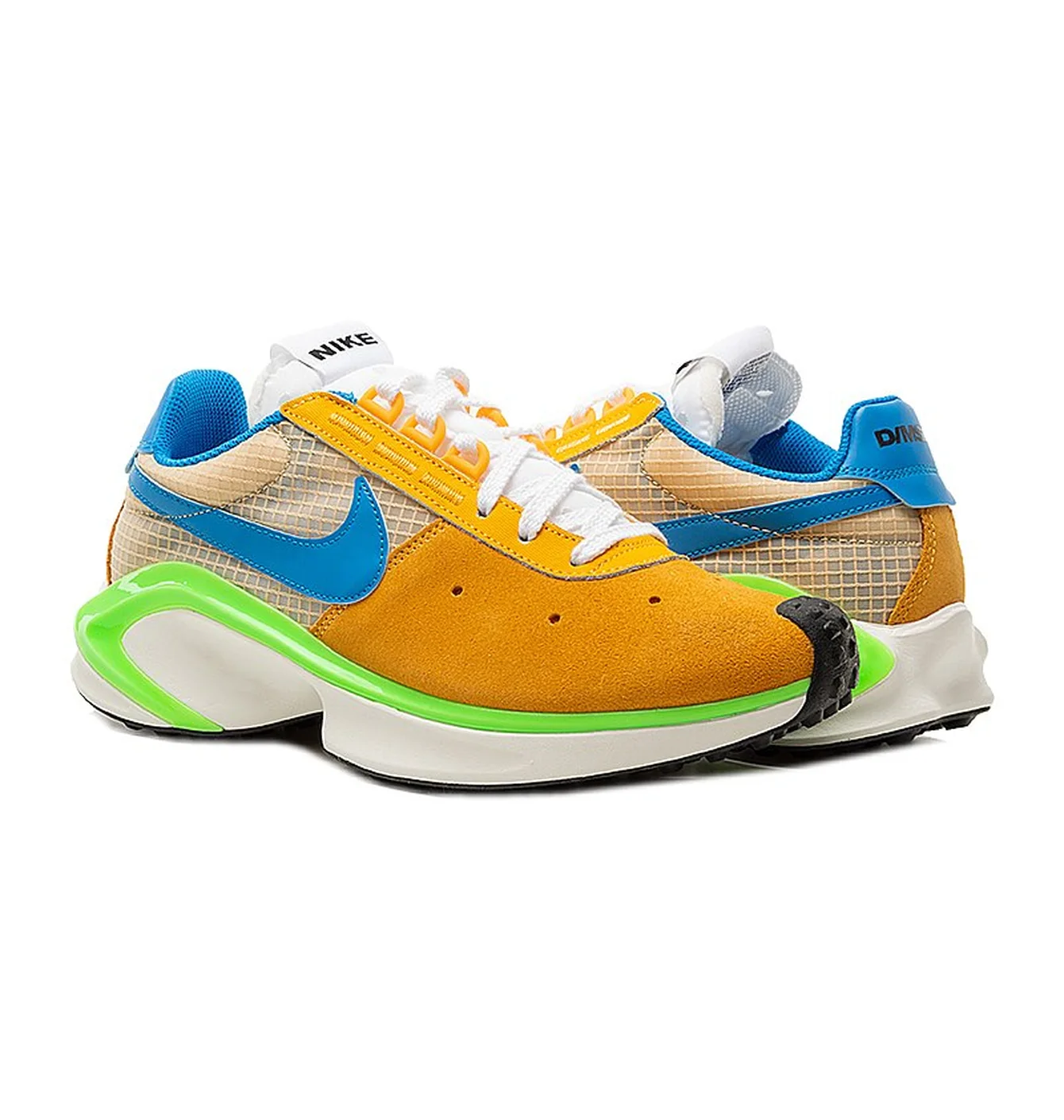 Nike D/MS/X Waffle Yellow Blue Green