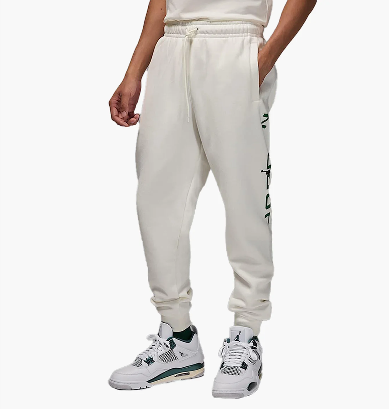 Штани чоловічі Air Jordan Essentials MenS Fleece Joggers White HQ4645-133