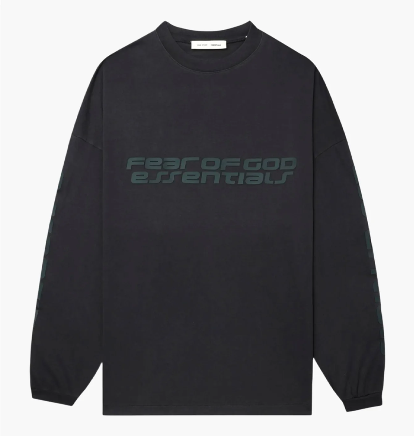 Лонгслів чоловічий Fear of God Essentials Black 125HO254571F