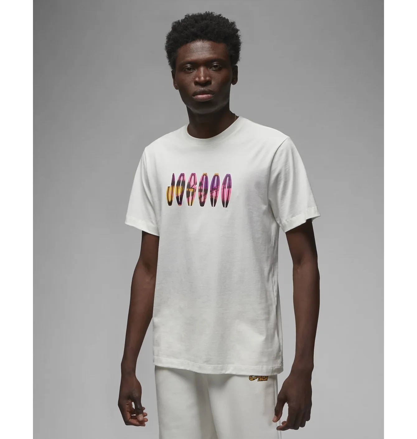 Футболка чоловіча Air Jordan Flight Mvp Wordmark Logo Graphic T-Shirt White Dq7366-134