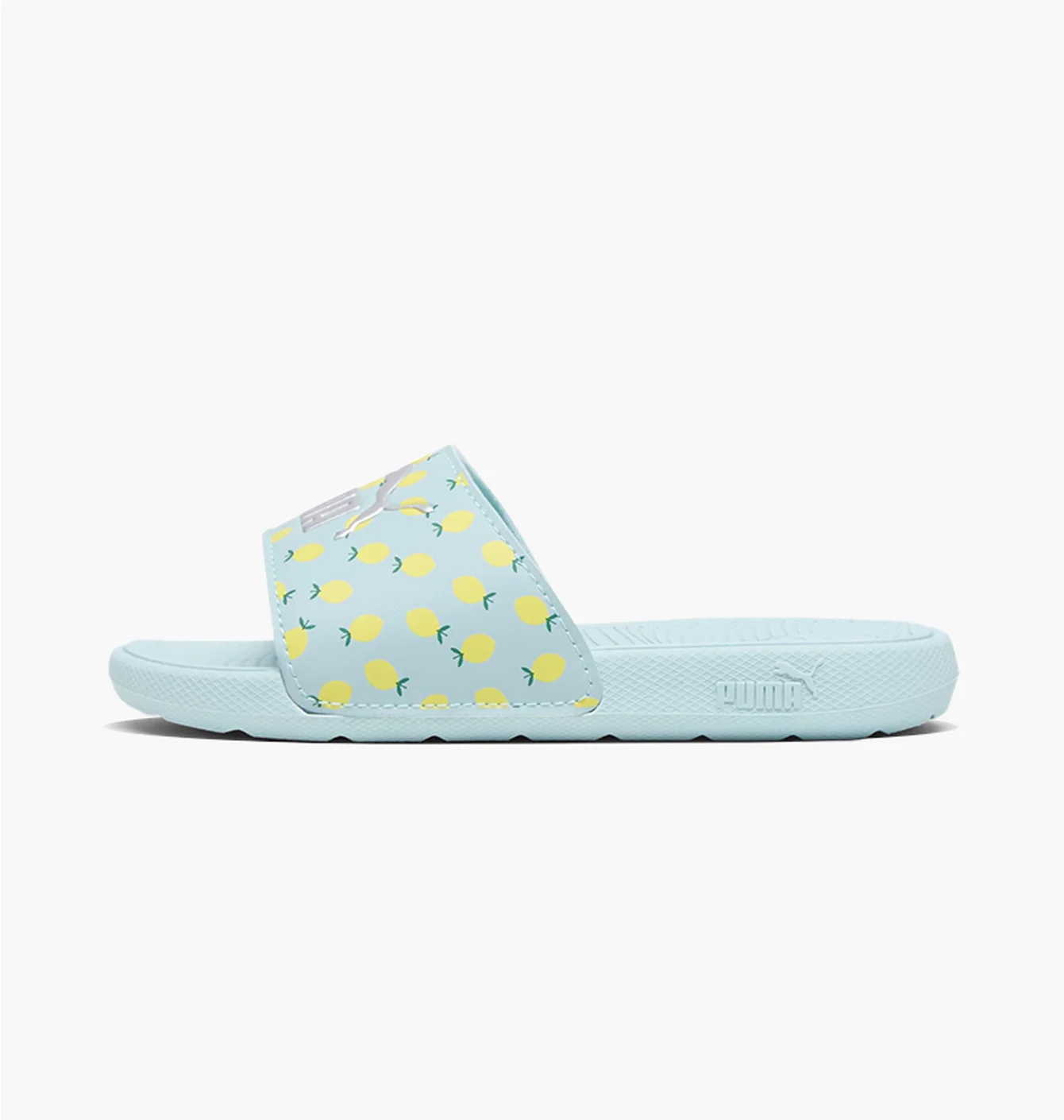 Тапочки дитячі Puma Cool Cat 2.0 Lemon Slides Turquoise 395657-02