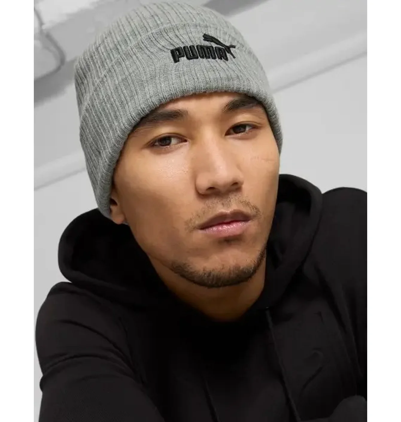 Шапка чоловіча Puma Logo Grey 942291-02