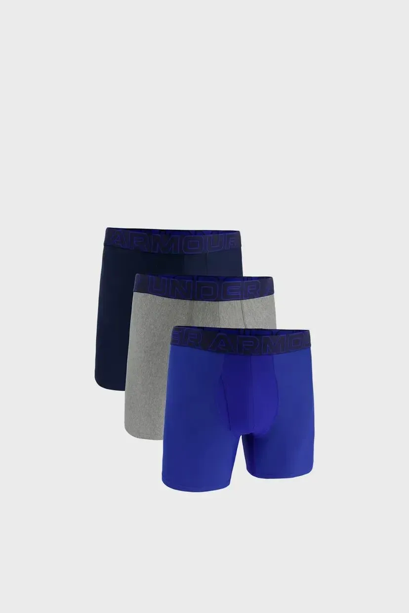 Труси-боксерки чоловічі Under Armour Performance Tech - Solid 6 3Pk (1383878-400)