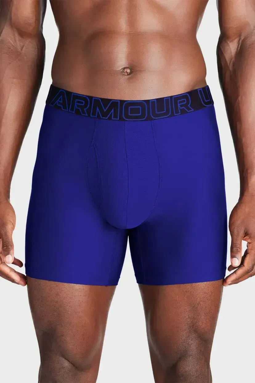 Труси-боксерки чоловічі Under Armour Performance Tech - Solid 6 3Pk (1383878-400)