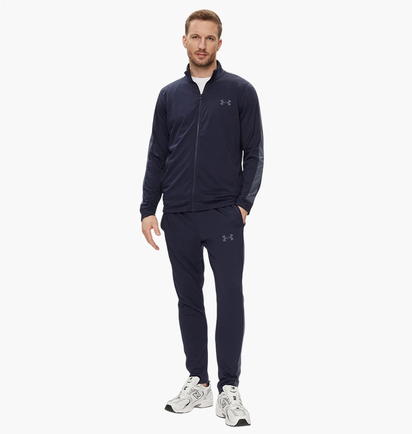 Спортивний костюм чоловічий Under Armour Knit Track Suit Blue 1357139-410