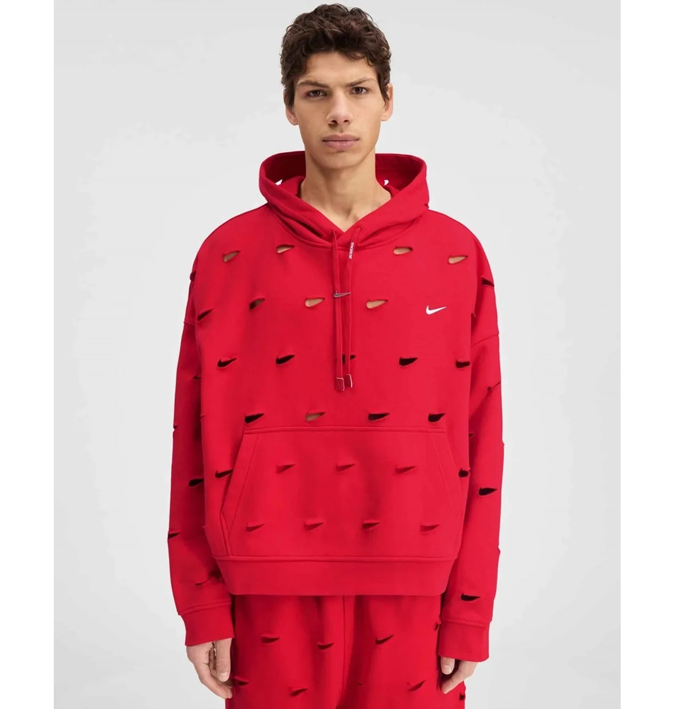 Худі Jacquemus x Nike Le Swoosh Hoodie Dark Red
