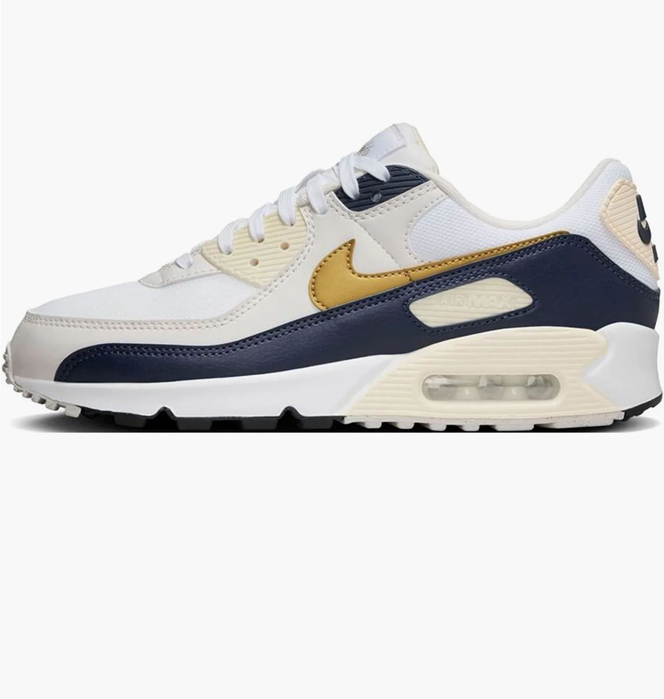 Кросівки жіночі Nike Air Max 90 Beige/Black HF3444-100