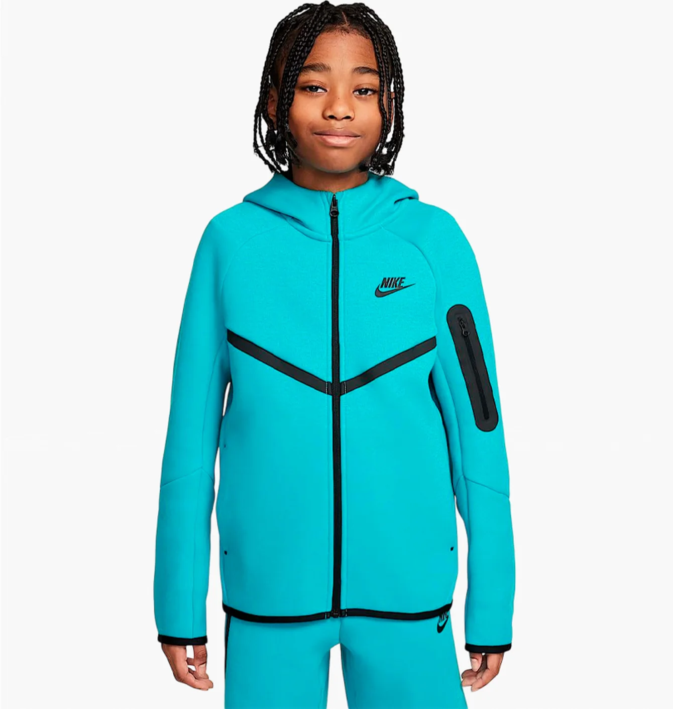 Толстовка дитяча Nike Tech Fleece Turquoise HV5867-345
