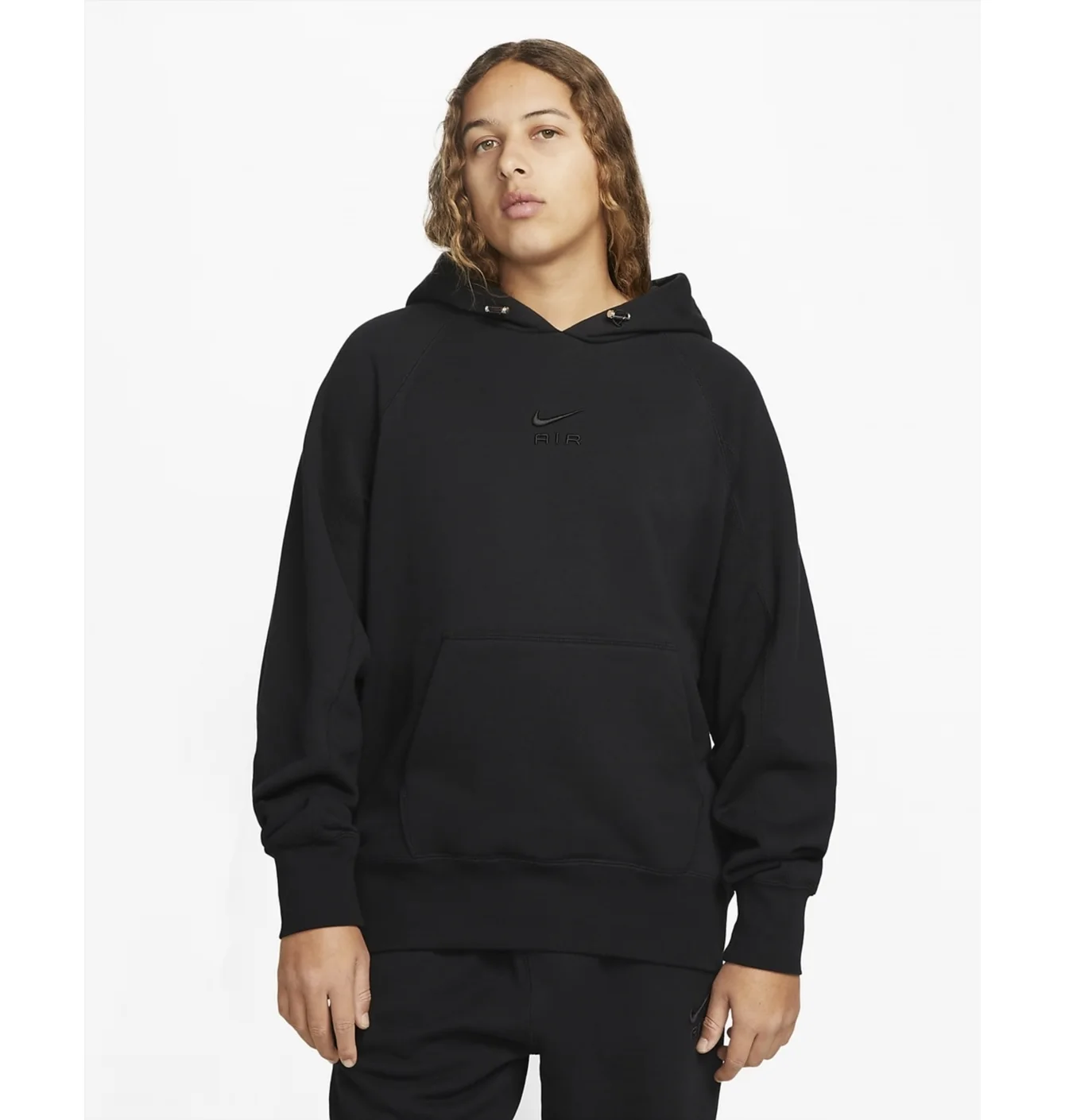 Толстовка Nike Nsw Air Ft Hoodie Black