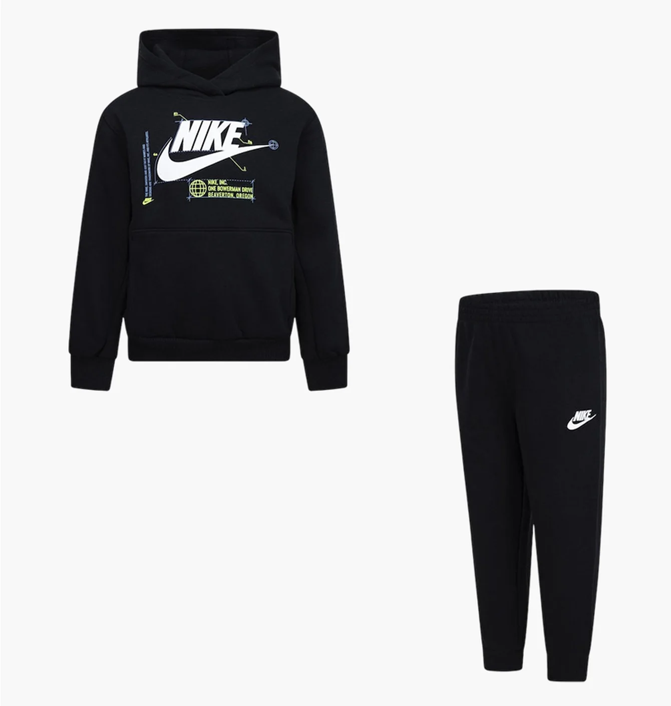 Спортивний костюм дитячий Nike Futura Black 86M350-023
