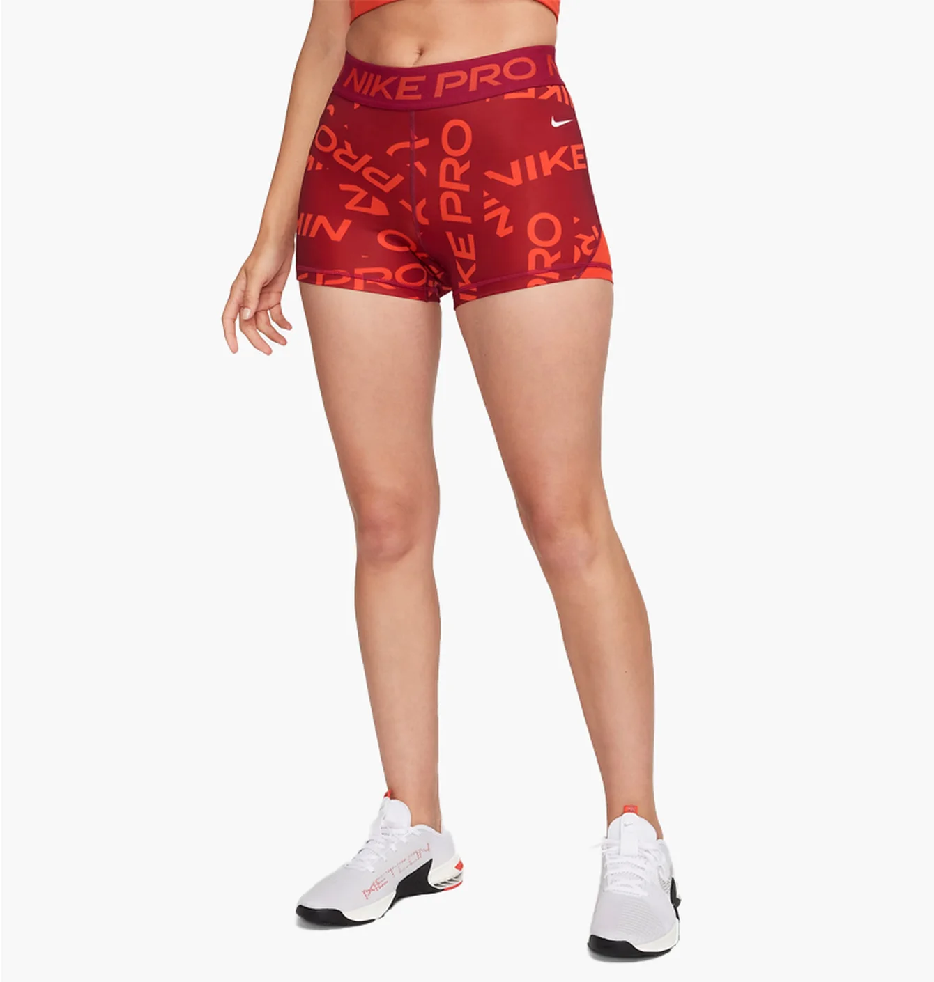 NIKE PRO MID-RISE PRINTED