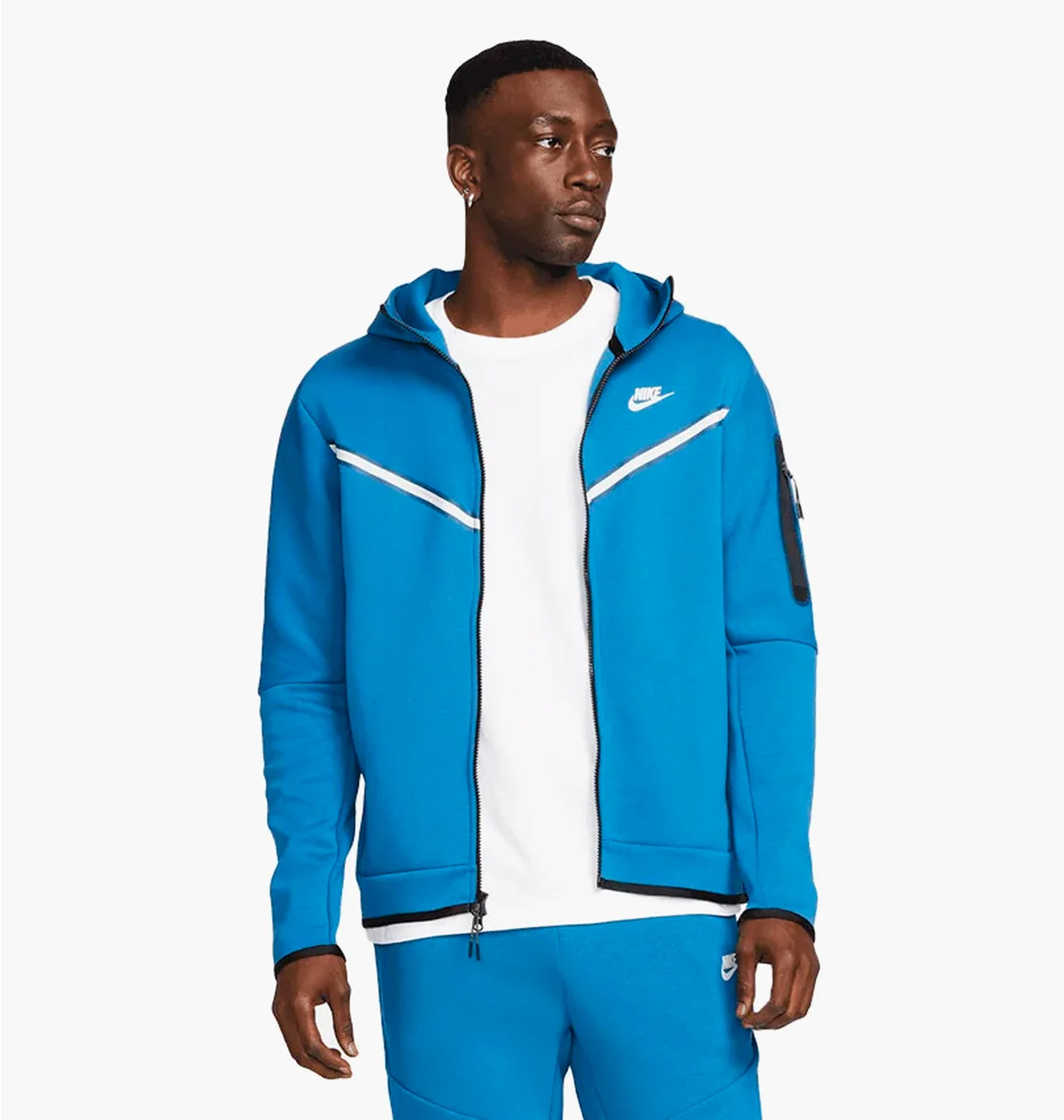 Зіп худі Nike Sportswear Tech Fleece Full-Zip Hoodie (синє)