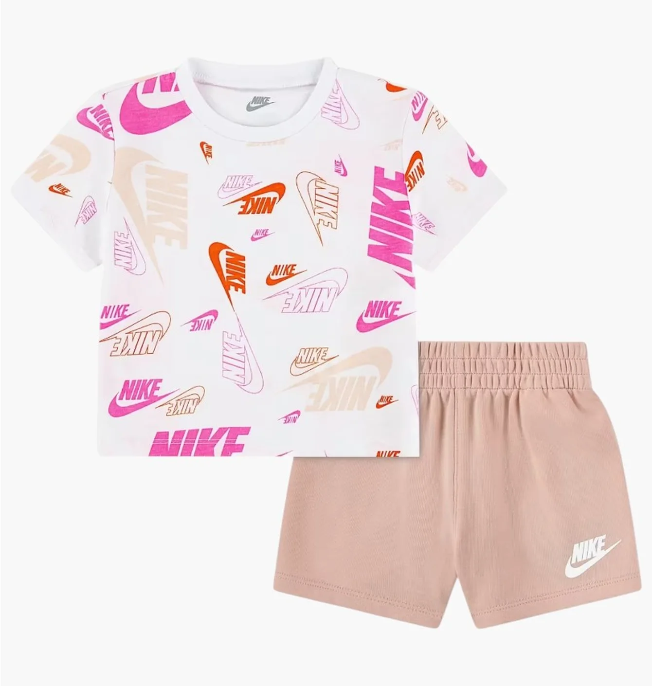 Спортивний костюм дитячий Nike Ensemble Fille White/Beige 36N043-N0K