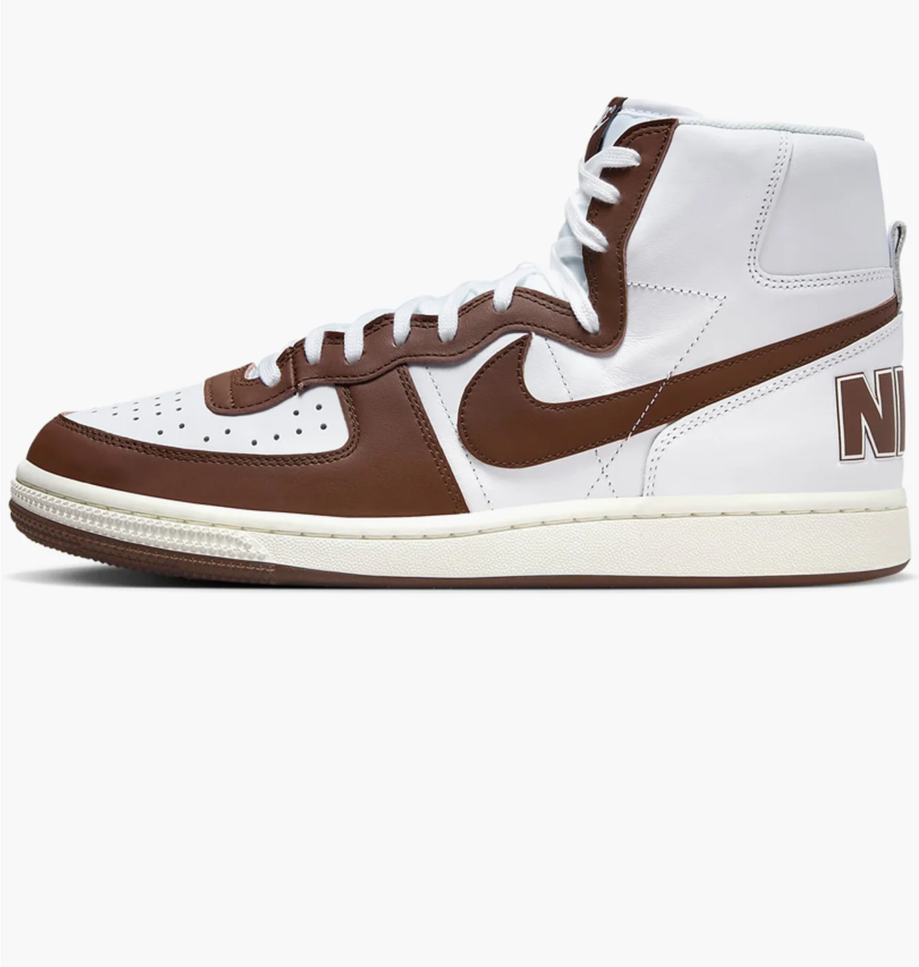 ike Terminator High Shoes White/Brown