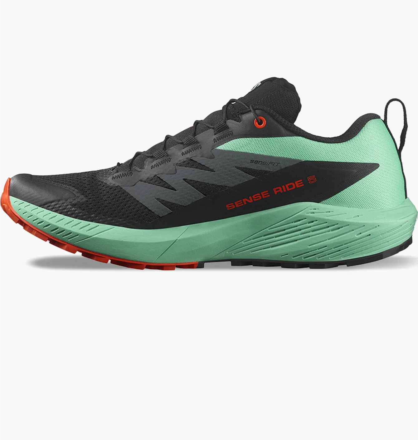 Кросівки жіночі Salomon Sense Ride 5 Black/Green L47698200