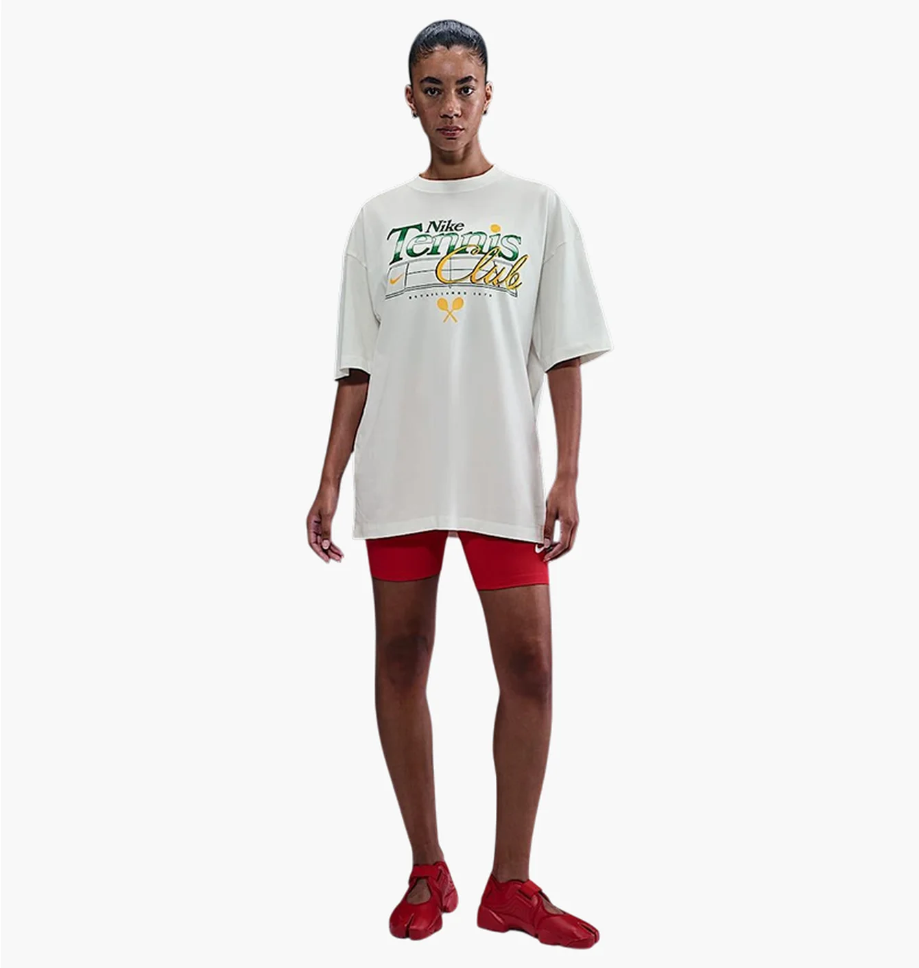 Футболка жіноча Nike Sportswear WomenS Oversized Graphic T-Shirt Beige IH8492-133