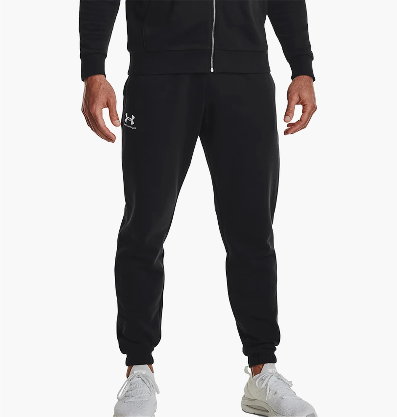 Штани чоловічі Under Armour Pants Ua Essential Fleece Jogger-Blk Black 1373882-001
